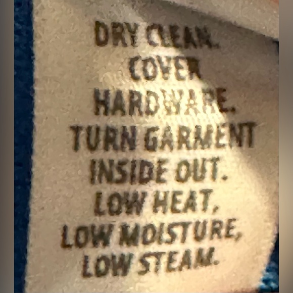 ST. JOHN cobalt blue wool blend sleeveless knit shift dress size 10 - Picture 14 of 14